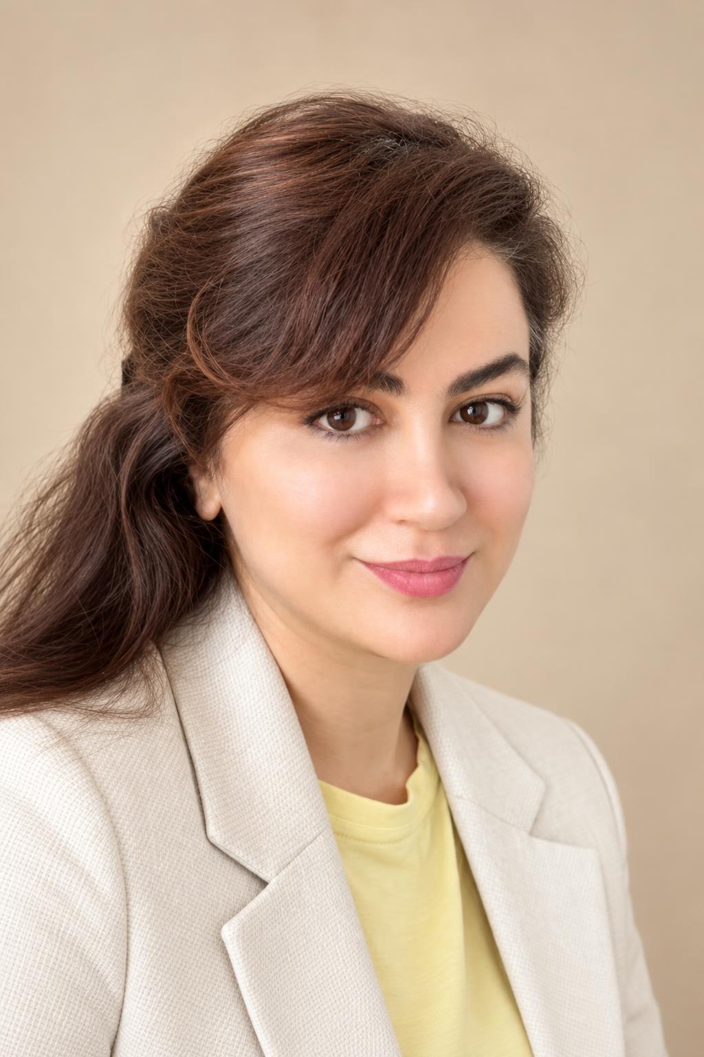 Portrait of Shima, Medical Technician and Skincare Therapist at Skin Cell Clinic.